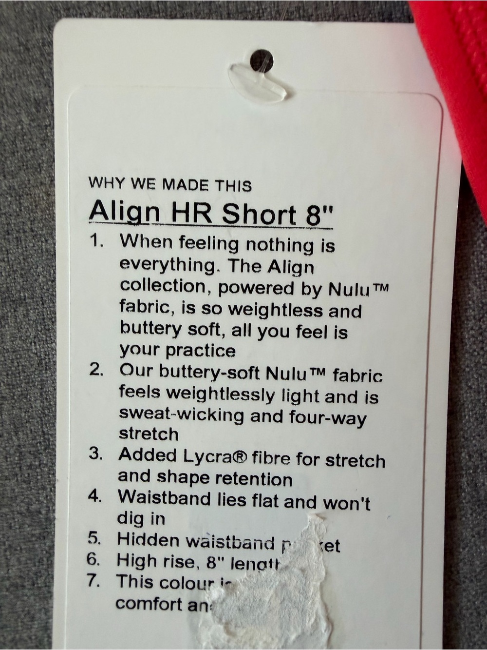lululemon athletica Align HR Short 8” - Picture 4 of 4